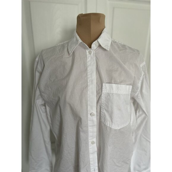 J Crew Garcon Classic Shirt in Cotton Poplin Womens White Size 2 BY715 - Picture 3 of 11